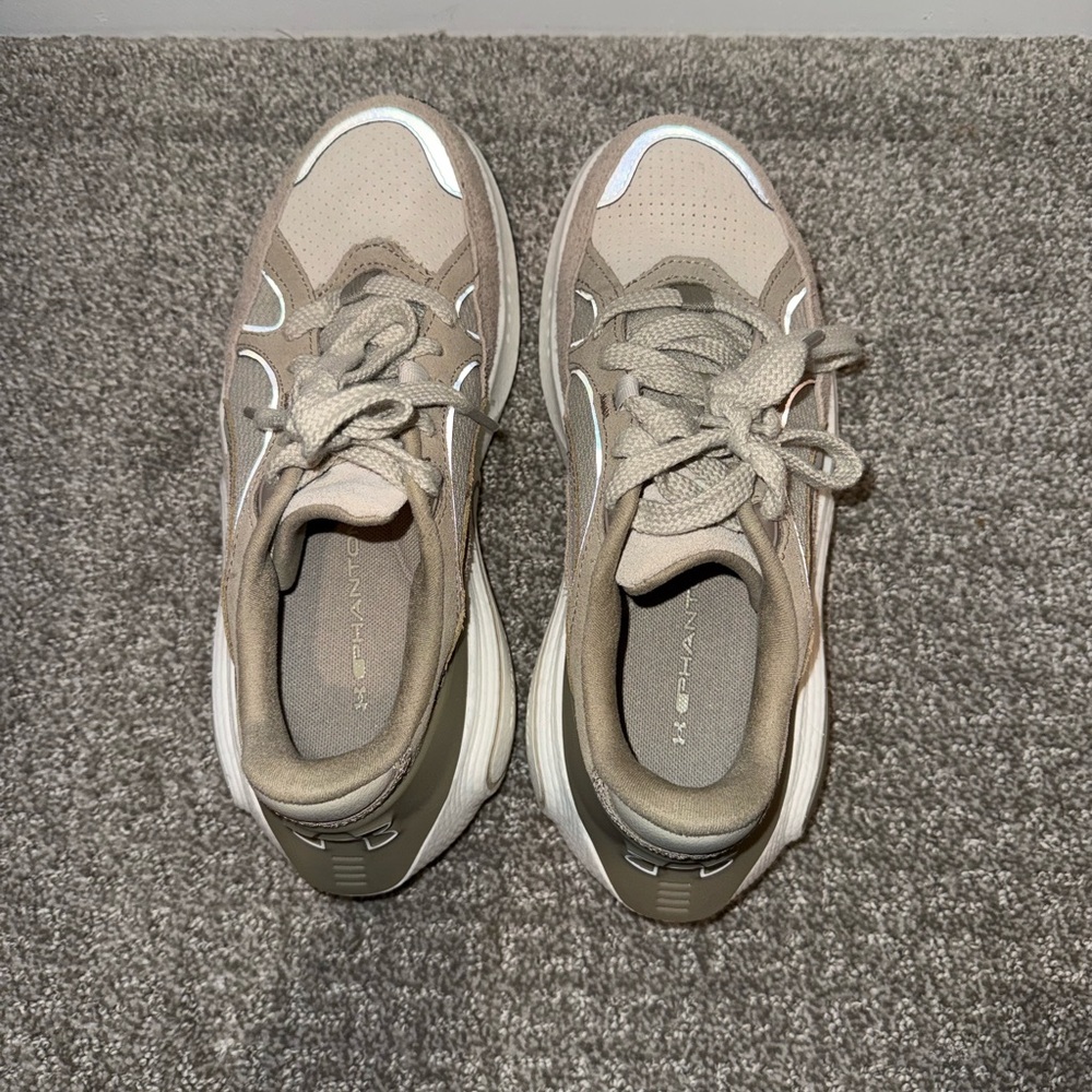 Women's Under Armour Beige Sneakers